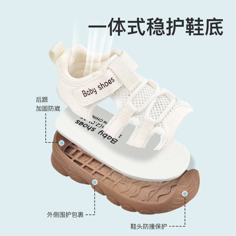 New 6x1214 toddler shoes summer sandals baby soft sole functional cartoon 1-3 years old baby shoes children's shoes