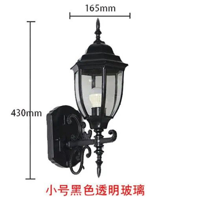European style outdoor waterproof wall lamp retro courtyard light corridor staircase creative wall sconce garden balcony fence wall light