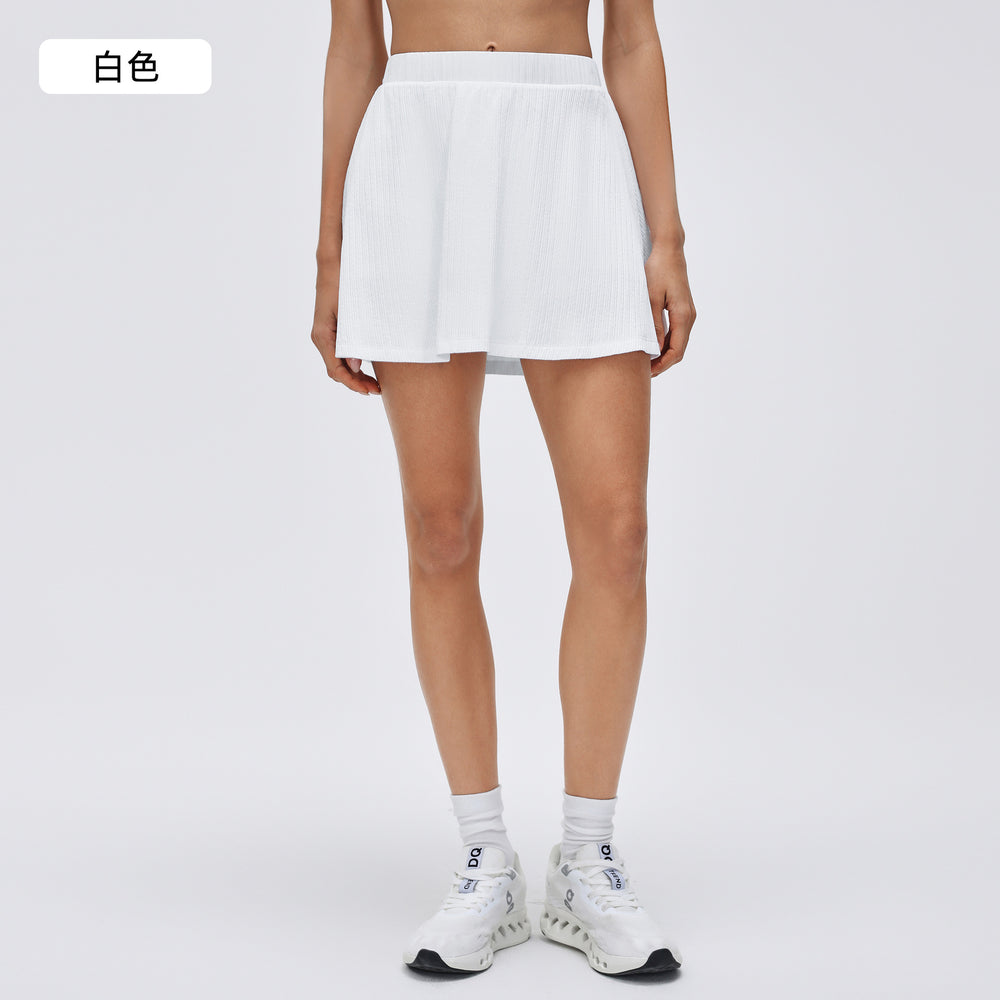 New quick-dry athletic skort - two-piece look, anti-exposure running skirt, yoga & fitness skort, tennis skirt for women - d26023
