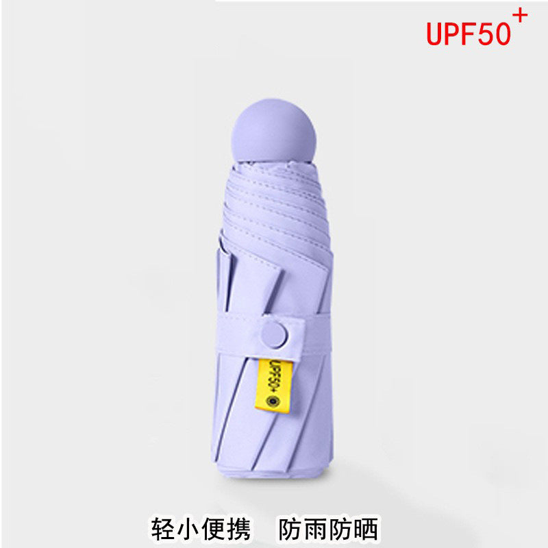 50% off capsule umbrella sun umbrella sun umbrella mini rain or shine umbrella women's portable customizable logo wholesale