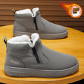 2025 men's winter high-top trendy fleece-lined warm cotton shoes outdoor waterproof youth snow boots