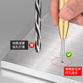 Automatic center punch high hardness drilling slot punch spring fixed point device center eye slot punch tool