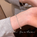 Broken silver geometric easiest for match bracelet for women retroaccessible luxuryfashioneasiest for match bracelet casualelegantclassy sense hand jewelry