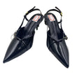 Za high heels for women spring summer 2025 new arrival baotou fashion sandals stiletto belt buckle pointed toe back hollow flats