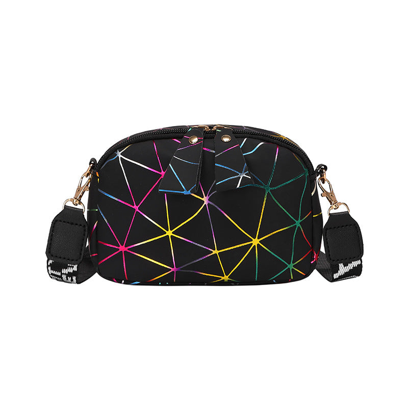 Girls cosmetic bag 2022ladies bag  bag women's bag printed wide shoulder strap small bag women's messenger bag