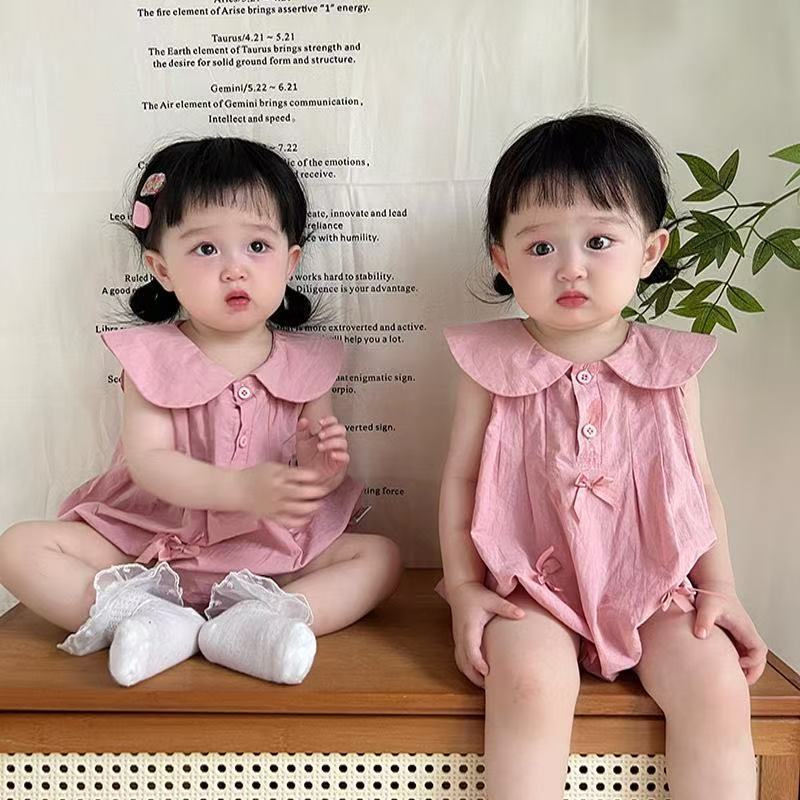 Summer clothes sweetelegant baby onesie baby bag butt clothes female princess newborn thin triangle hoodie trendy