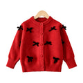 Kids' knit sweater set - new autumn/winter  collection: stylish princess cardigan & tutu skirt two-piece outfit