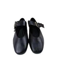 Za2024 new spring black mary jane flats with buckle strap - round toe ballet shoes