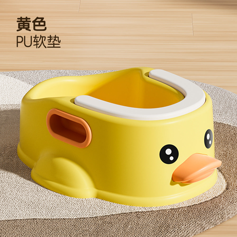 Kids' potty training seat - baby & toddler toilet trainer - gentle cleansing for little girls & boys - sit-down design, no squatting required