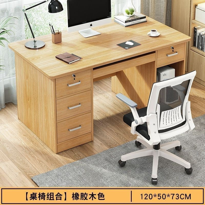 Computer desk desktop home desk bookcase all-in-one office desk minimalist modern bedroom writing desk student study table