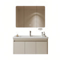 Thickened honeycomb aluminum bathroom cabinet ceramic all-in-one basin bathroom bathroom cabinet wash basin wash basin wash basin combination
