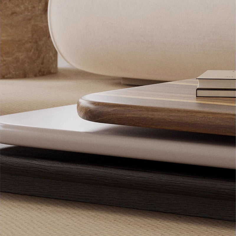 Foshan made: italian minimalist designer high-end rotating coffee table - 2025 new creative, unique shaped living room table