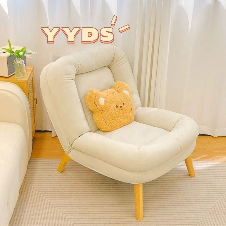 Lazy sofa can lie down and sleep single lunch casual chair bedroom reading lounge chair small sofa foldable
