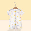 Wholesale baby rompers - spring/summer lightweight air conditioning suits, baby pajamas, long-sleeve onesies, crawling suits, newborn clothes