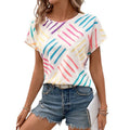 summer european and american cross-border trade style top - short sleeve summer