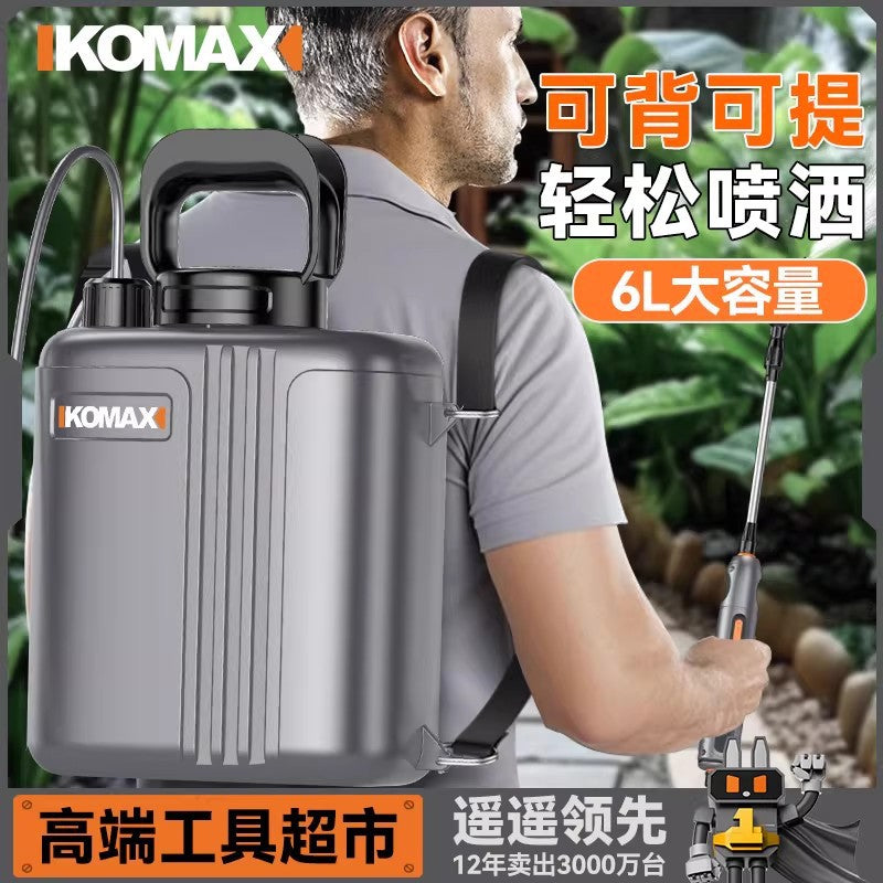 Portable electric sprayer - rechargeable disinfectant sprayer with long battery life, high pressure, and long-range spray capability