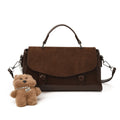 2025 fall/winter new collection: women's solid color minimalist matte shoulder bag - commute-ready, lightweight luxury crossbody tote