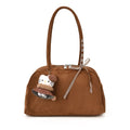 Retro frosted large-capacity armpit women's bag 2025new arrivalfall and winter atmosphere shoulder bag accessible luxurycasualwork clothing bag