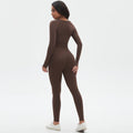 fashion seamless knittingpure color tight high elastic yoga suit sports running fitness suit two-piece set for women