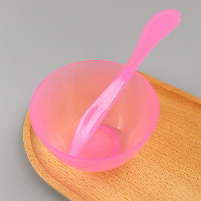 Beauty tools mask bowl soft plastic mask stick beauty bowl beauty hair soft mask cosmetics suit skin care