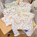 spring/autumn new collection: pure cotton shirt blouse for girls - peter pan collar, babydoll style, fresh & trendy outerwear/undershirt