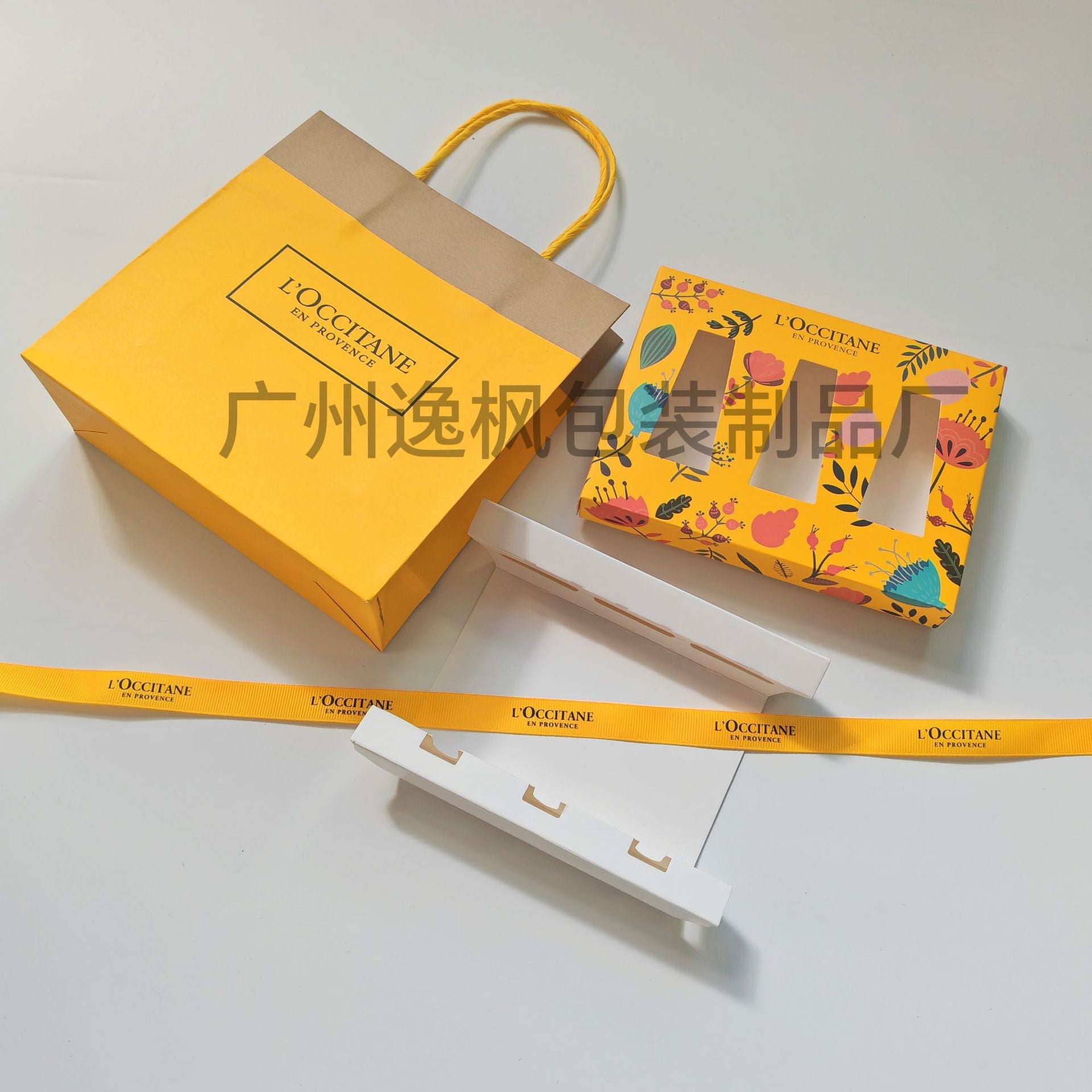 Oushu gift box gift bag 30ml three-piece hand cream packaging empty box gift bag hand cream paper bag
