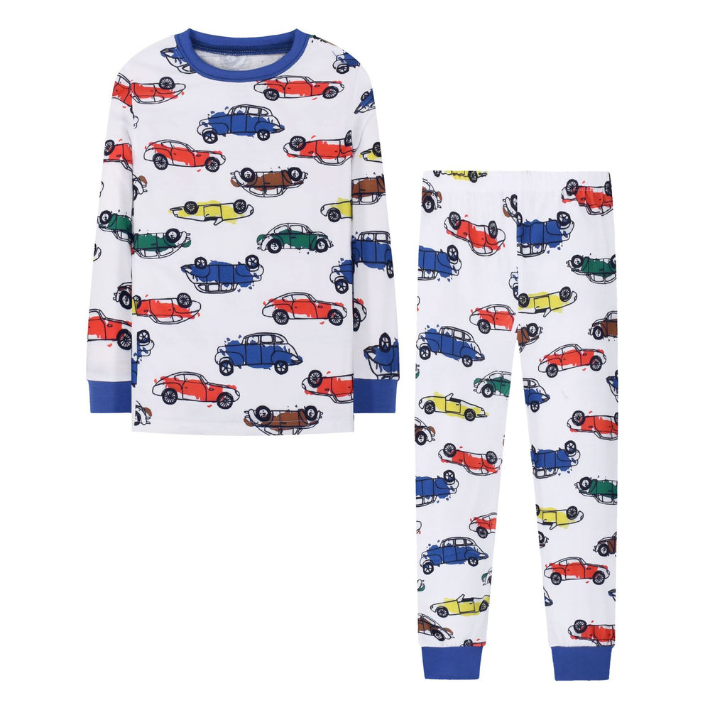 Aliexpress  kids' pajama set - autumn/winter, fun zoo design, boys' long sleeve loungewear set
