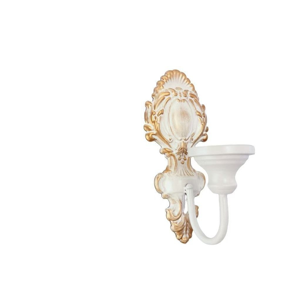 European style creative retro wall-mounted candle holder, nordic iron art candle cup, home hotel wall decoration candlestick, fashionable