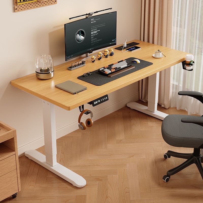 Electric adjustable height desk - study desk, computer desk, height-adjustable gaming desk, bedroom home office desk, workstation