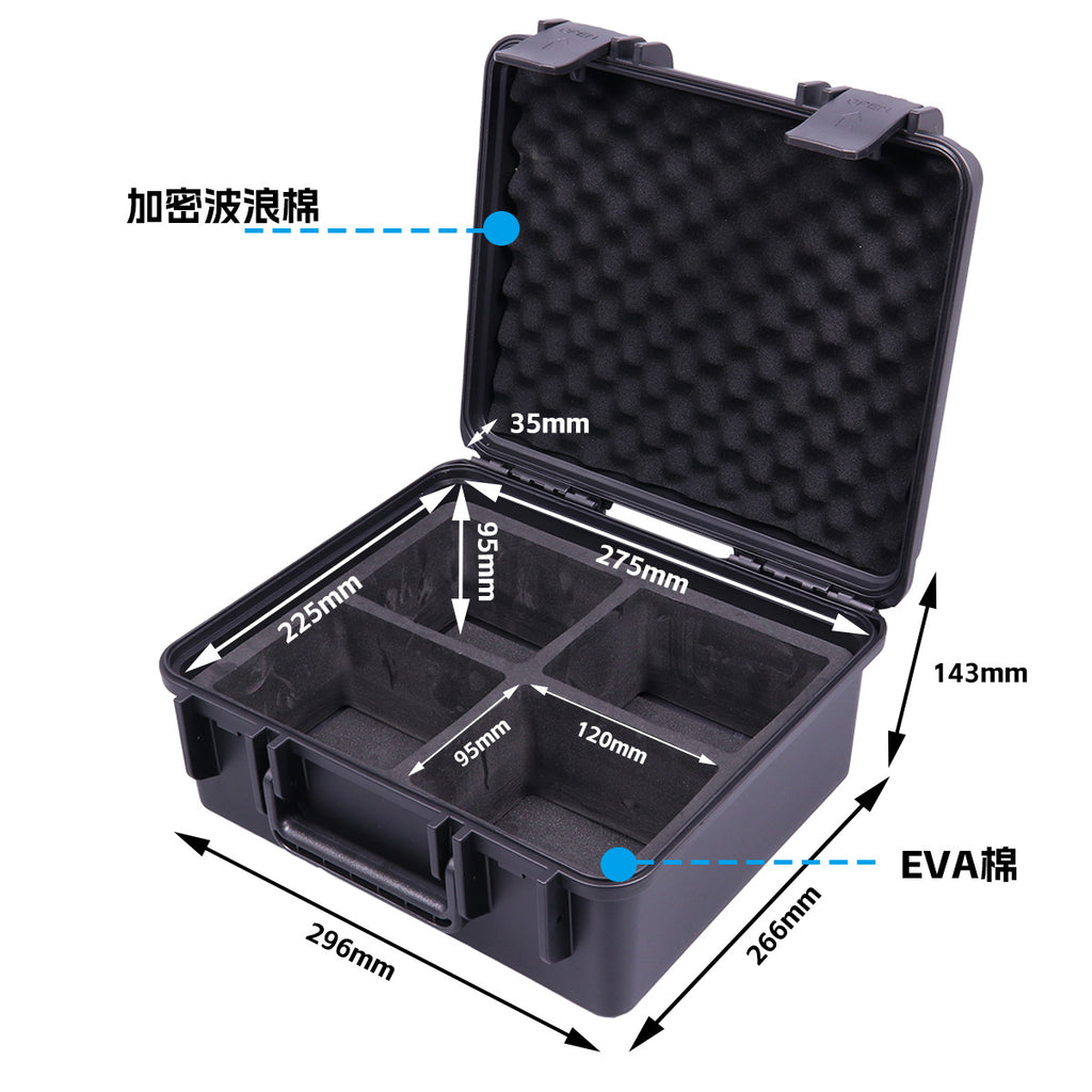 Fishing wheel box Hard shell Luya wheel storage bag Water drop wheel Waterproof protection box Spinning wheel storage box Sea fishing wheel box