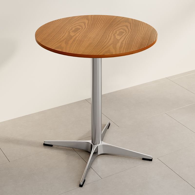 Wood style cafe table and chair combination milk tea dessert shop commercial dining table casual small square table tavern table and chair