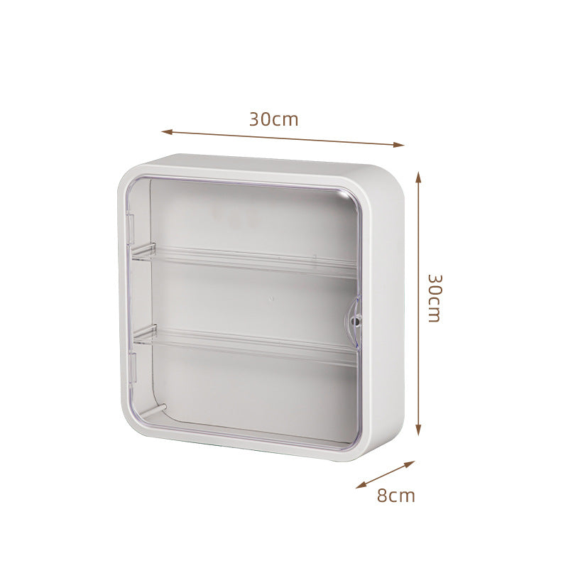 POP MART figure wall-mounted storage display cabinet blind box storage wall cabinet transparent dust-proof doll storage box