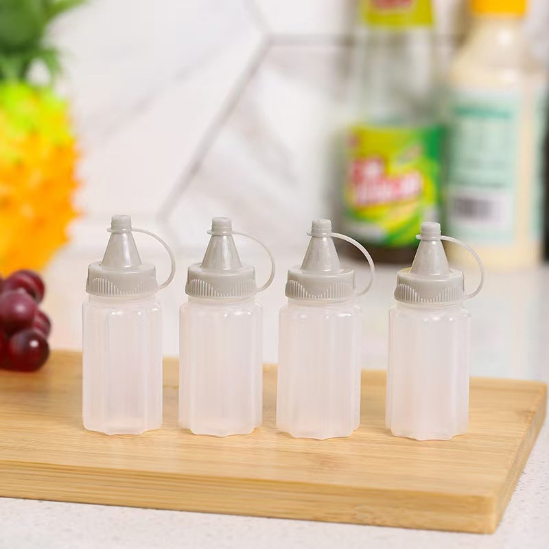 Mini sauce bottle plastic squeeze sauce bottle japanese style squeeze condiment bottle food grade portable soy sauce bottle cross-border