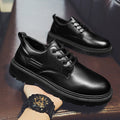 Spring design martin boots british style formal business wedding groom leather shoes men's breathable casual leather shoes
