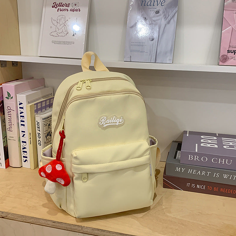 Women's backpack - premium lightweight travel backpack, large capacity, minimalist solid color, perfect for school, middle school, and college students