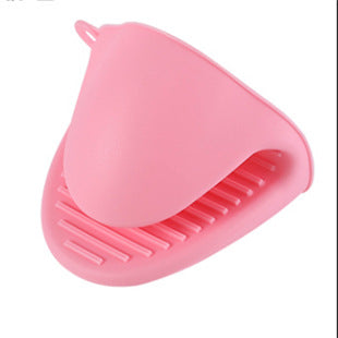 Heat-resistant oven mitts, kitchen utensil clips, silicone non-slip baking oven microwave plate grippers, 43g