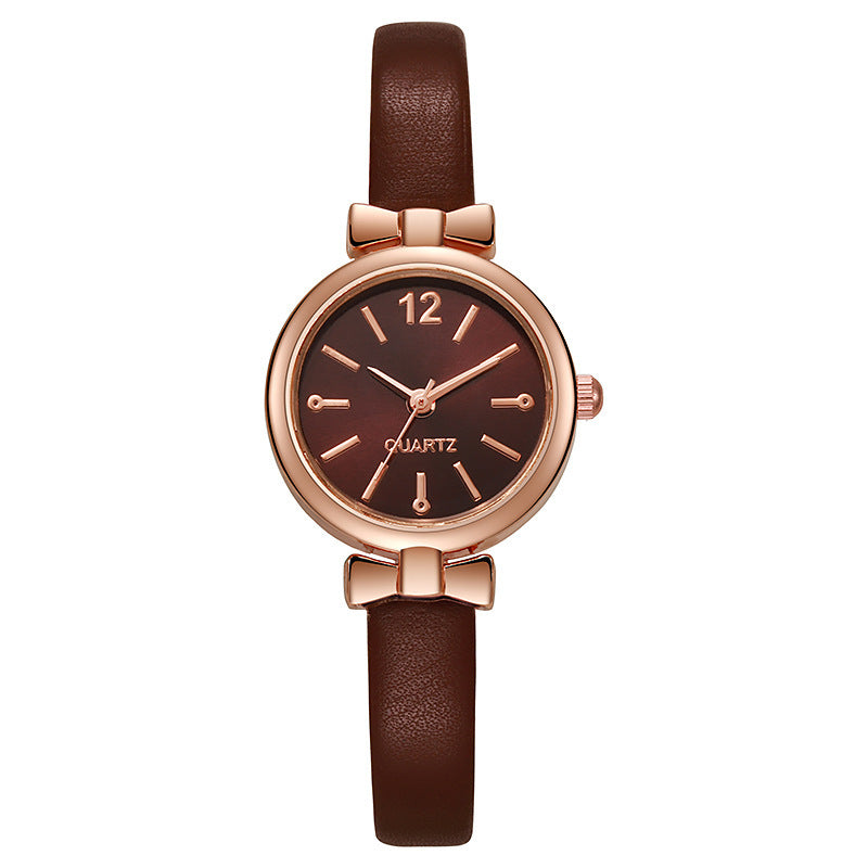 New arrival small fresh forest style antique style alloy watch female student casual thin belt women's watch black