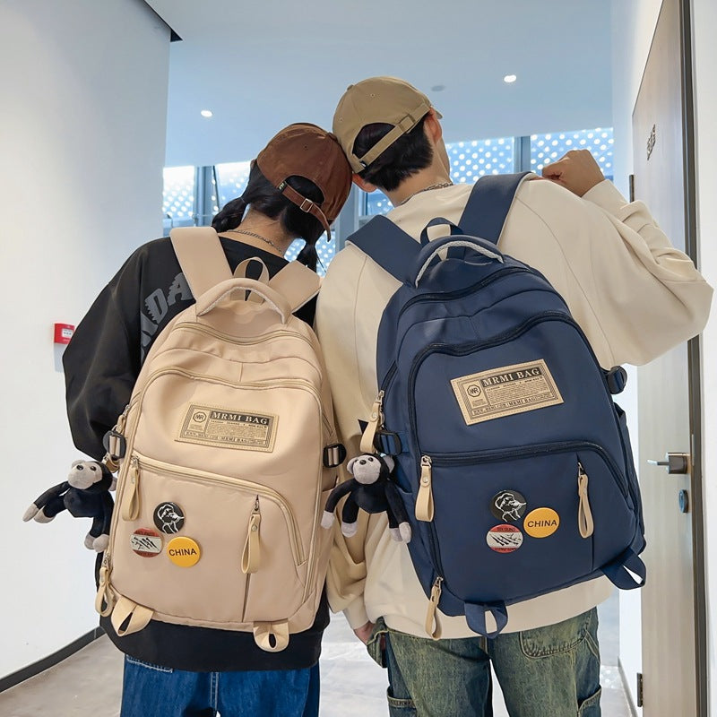 New Student Large Capacity Backpack Computer Travel Bag Lightweight Versatile Backpack High School Student Backpack