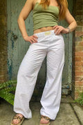 2024 new amazon women's striped wide-leg pants - casual street style, trendy ins fashion, loose fit, high-waisted trousers