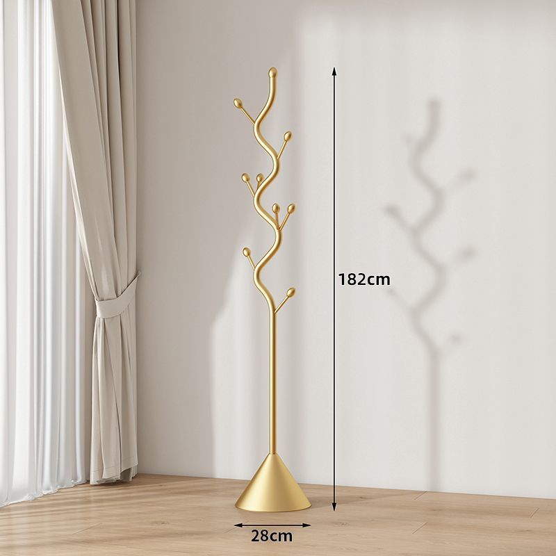 Casual clothes hanger italianaccessible luxury bedroom accessible luxury storage cream for home space floor-standing clothes coat rack shelf