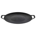 medical stone double-ear baking dish outdoor camping style portable barbecue plate korean style commercial barbecue plate wholesale