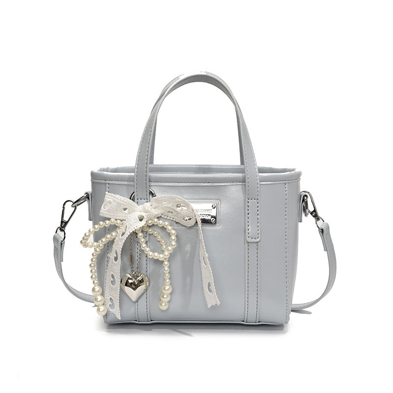 2025 early spring korean style new fashionable elegant handheld bucket bag commuting high-value single shoulder crossbody bag for women