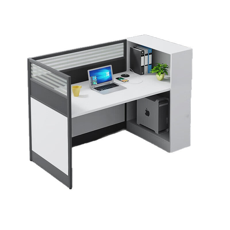 Saint li office desk and chair set - financial desk, card seat, minimalist modern partition office desk set