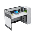 Saint li office desk and chair set - financial desk, card seat, minimalist modern partition office desk set