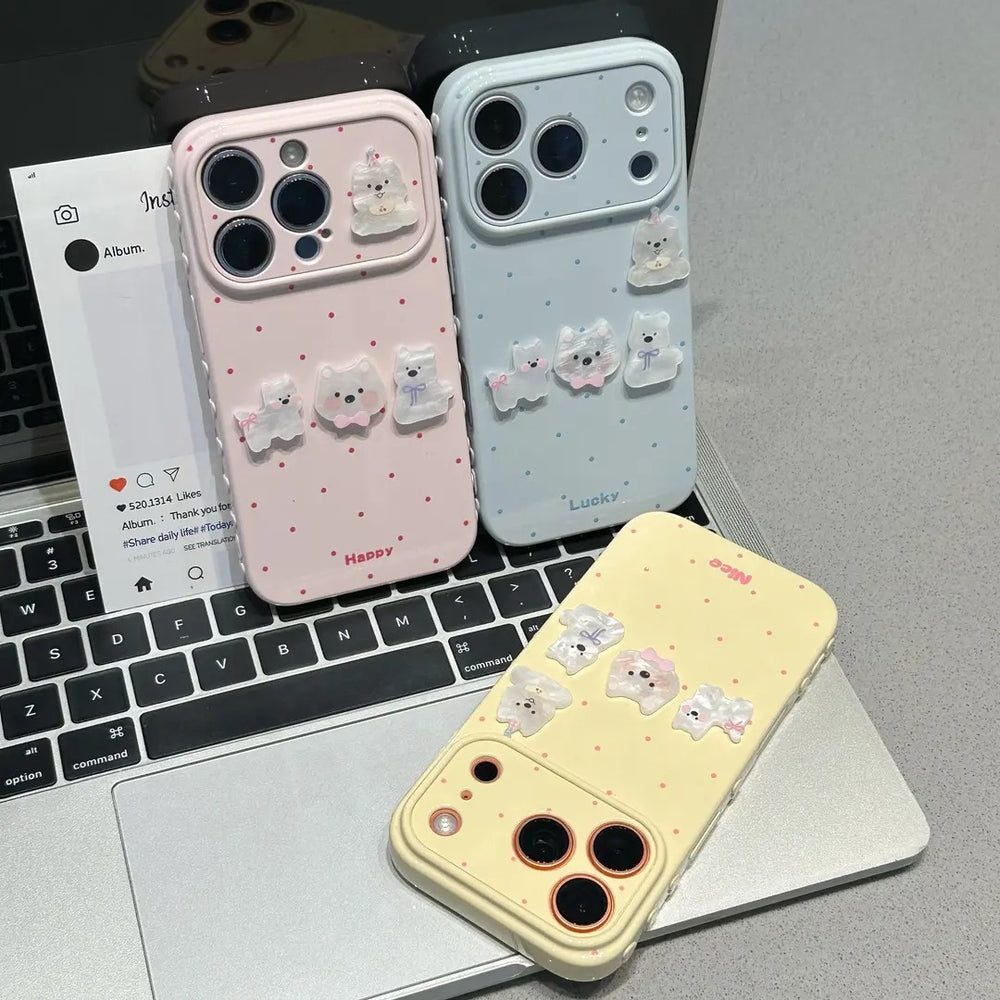 West highland side love suitable for apple 17iphone16/15 large window protective case apple 17promax