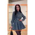 Amazon casualeleganteasiest for matchpolo collar dress women's spring and summer new arrival silmslimming look short skirt
