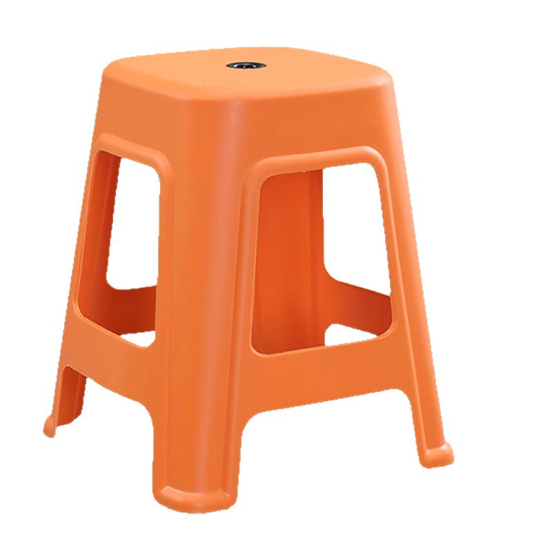Plastic stool for homethickened bench living room dining room square stool non-slipfashionscandinavian style ripe glue high stool glue stool