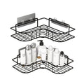 No-drill bathroom vanity organizer, corner shelf, toilet wall-mounted kitchen storage rack, bathroom storage shelf