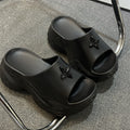 Trending chunky platform slides for women - new summer 2025 collection: perfect for outdoor wear, summer lounging, and students looking for a height boost