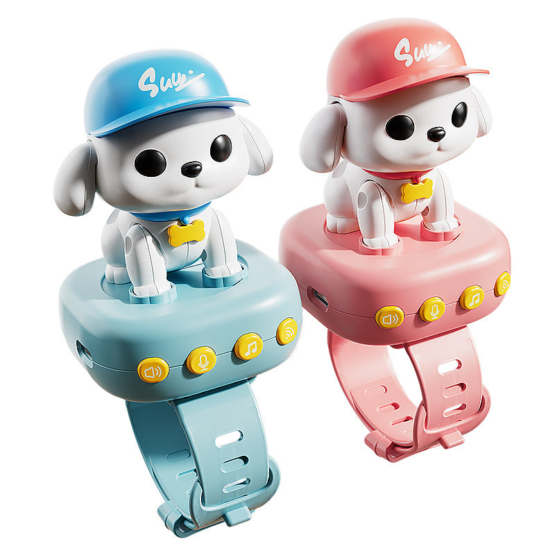 Kids smart ai voice dialogue learning to speak robot dog educational early education toy baby artificial electric puppy